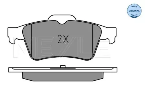 MEYLE Brake Pad Set, disc brake (0252521817)
