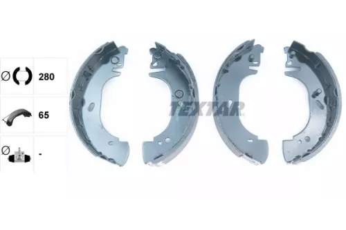 TEXTAR Brake Shoe Set (91054500)