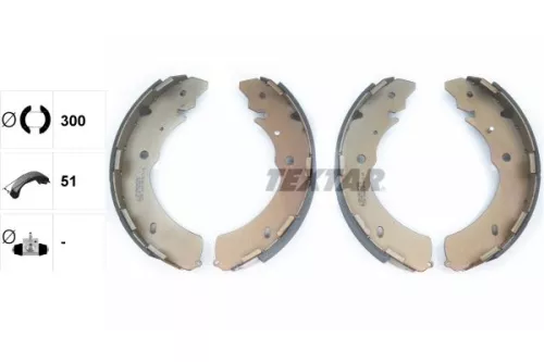 TEXTAR Brake Shoe Set (91073000)