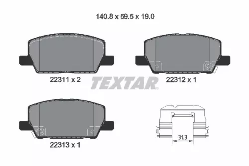 Brake Pad Set, disc brake