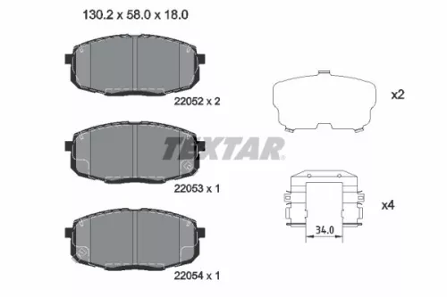 Brake Pad Set, disc brake