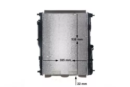MAHLE Radiator, engine cooling (CR1181000S)