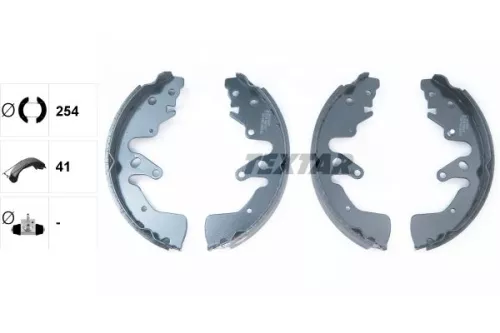 TEXTAR Brake Shoe Set (91068700)