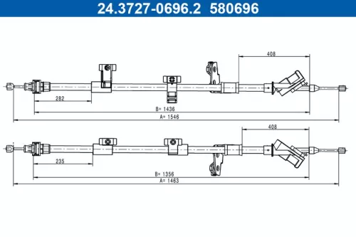 Cable Pull, parking brake