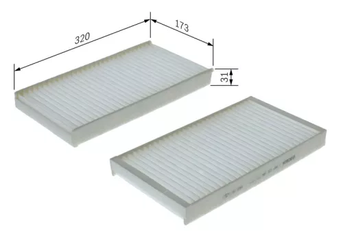 BOSCH Filter, cabin air (1987435184)