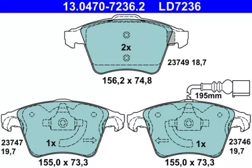 Brake Pad Set, disc brake