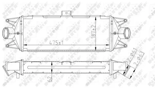 NRF Charge Air Cooler (30879)