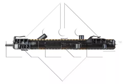 NRF Radiator, engine cooling (58148)