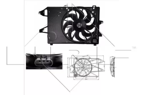 Fan, engine cooling