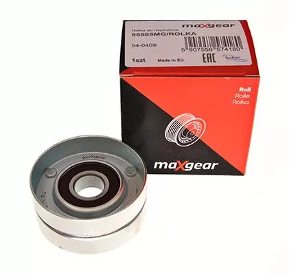 MAXGEAR Tensioner Pulley, V-ribbed belt (54-0409)