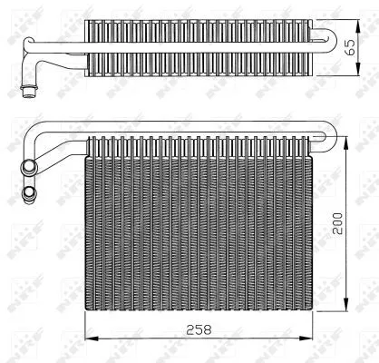 NRF Evaporator, air conditioning (36096)