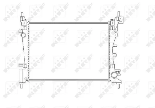 NRF Radiator, engine cooling (55340)