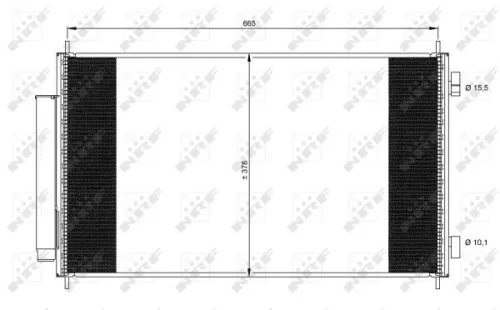 NRF Condenser, air conditioning (35864)