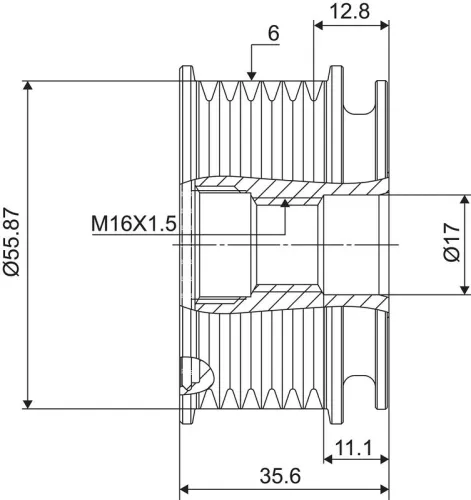 VALEO Alternator Freewheel Clutch (588032)