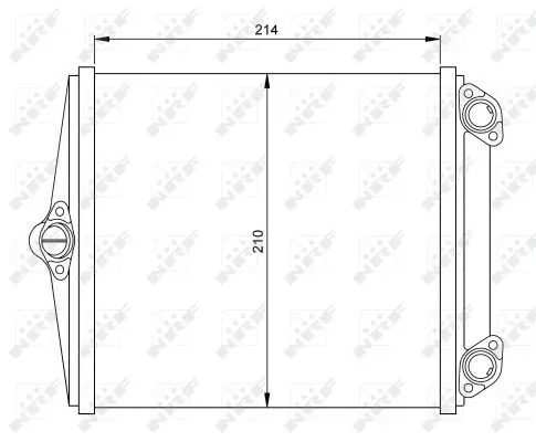 NRF Heat Exchanger, interior heating (54248)