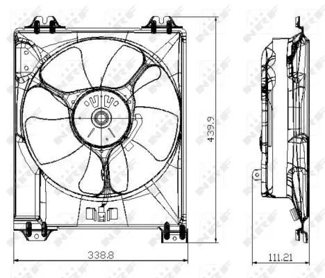 NRF Fan, engine cooling (47677)
