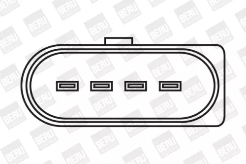 BorgWarner (BERU) Ignition Coil (ZSE051)