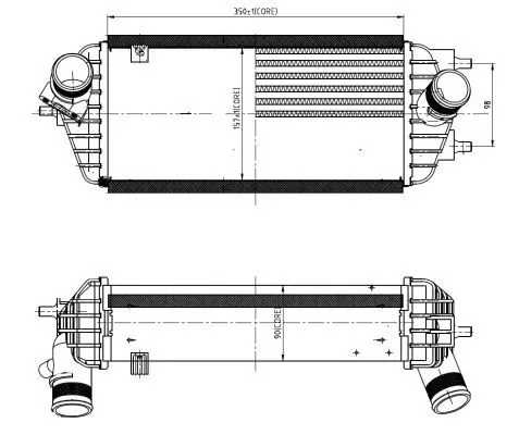 NRF Charge Air Cooler (309053)