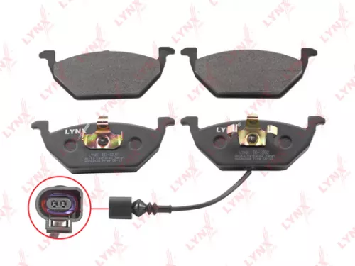 LYNXAUTO Disc brake pads, front (BD-1202)