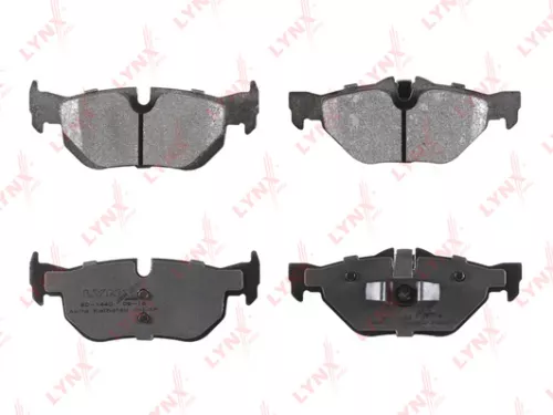 Disc brake pads, rear