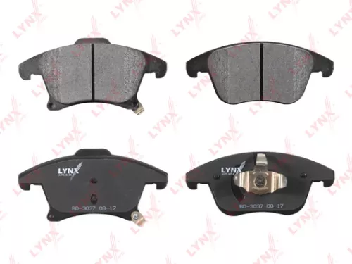 Disc brake pads, front