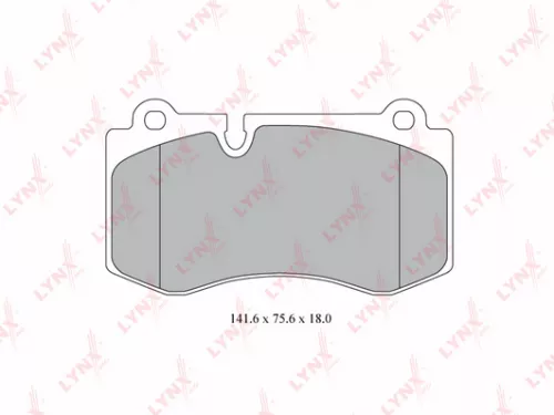 Disc brake pads, front