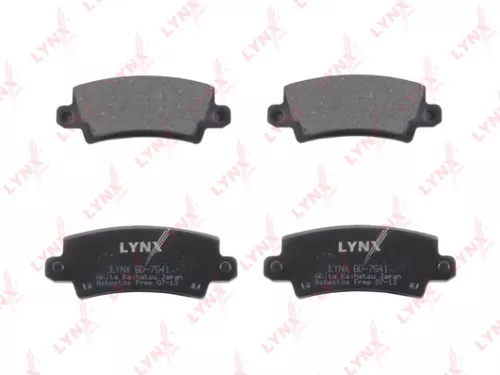 LYNXAUTO Disc brake pads, rear (BD-7541)