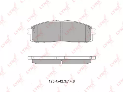 Disc brake pads, rear