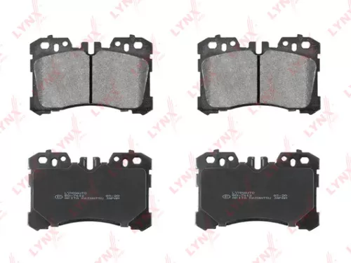 Disc brake pads, front