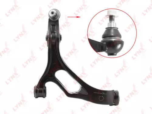 Control arm, front, lower, left