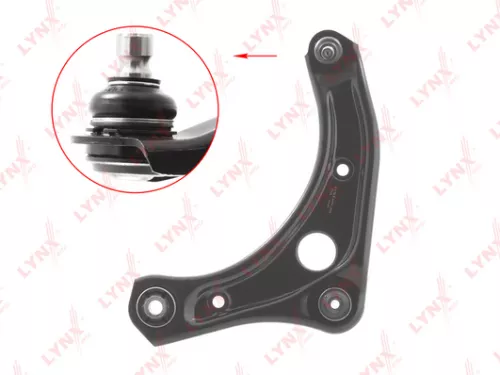 Control arm, front, lower, left