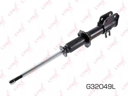 Shock absorber strut gas, left, front