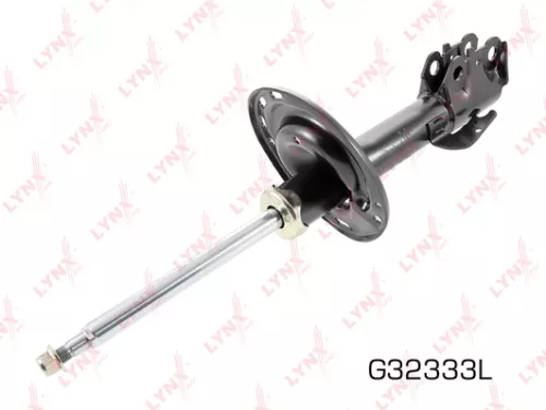 Shock absorber strut gas, left, front