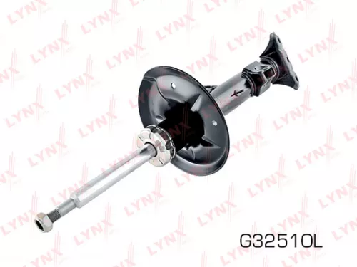 Shock absorber strut gas, left, front