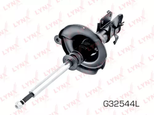 Shock absorber strut gas, left, front