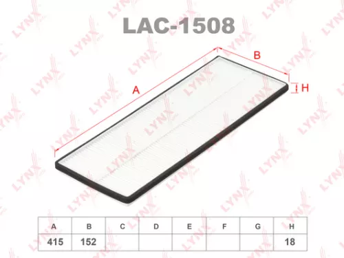 LYNXAUTO Cabin filter (LAC-1508)