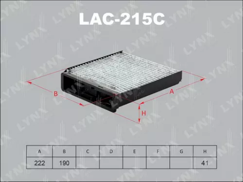 Cabin filter, carbon