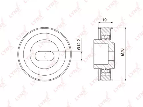 Tension pulley, timing belt